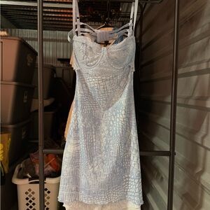 I.AM.GIA Light Blue slip dress